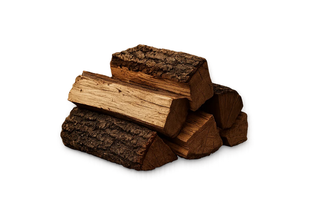 Split oak firewood